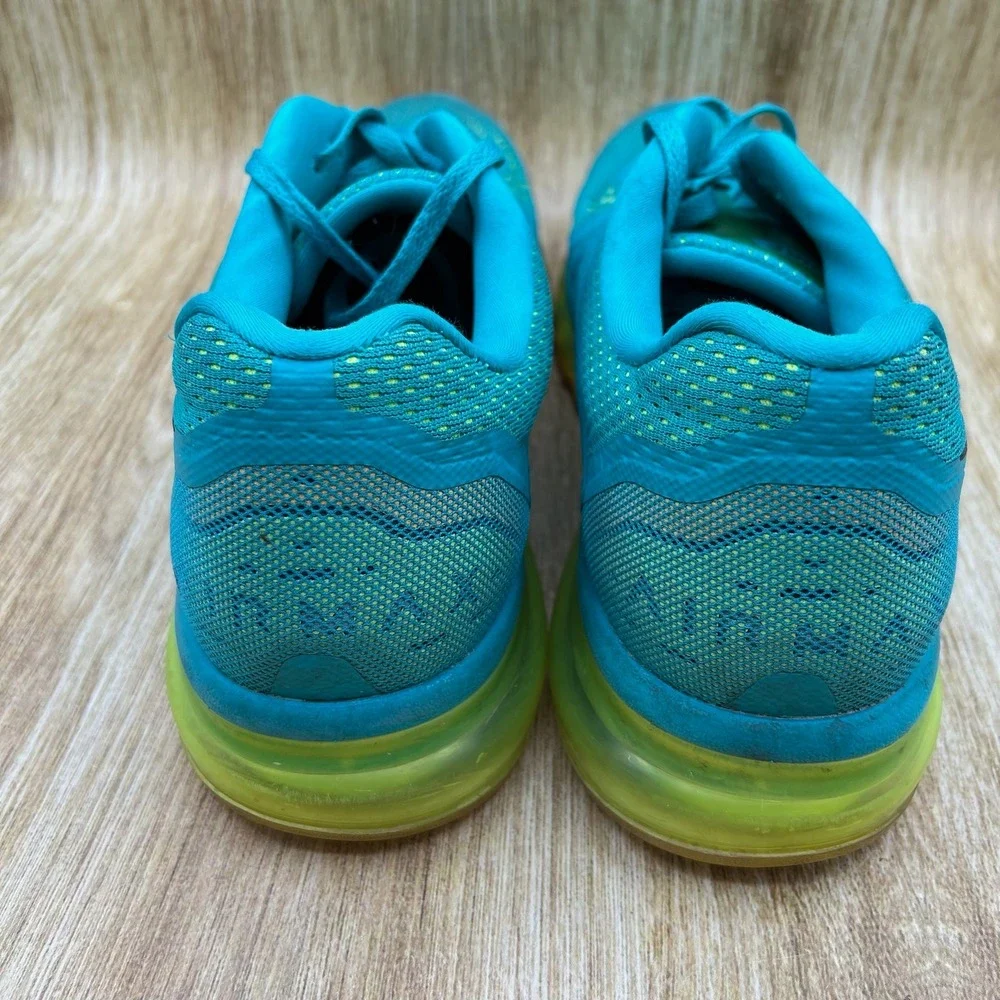 Nike Air Max 2014 Men's Size 15 Turbo Green Volt Running Shoes 621077-301